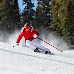 Spyder Pinnacle Isolierte Skijacke Rot Spyder