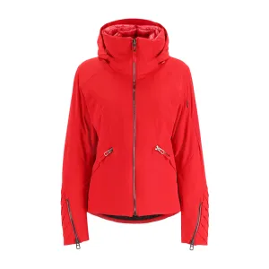 Spyder Pinnacle Skijacke ohne Kunstpelz gefüttert Rot Spyder