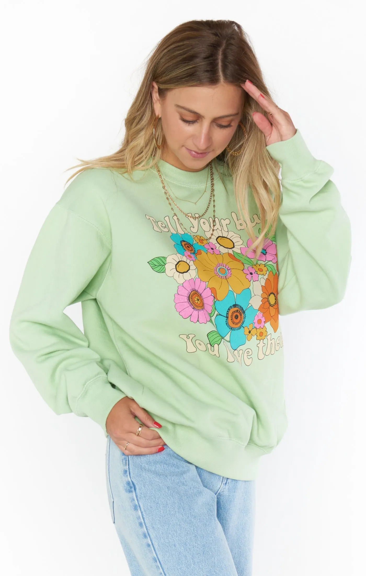 Stanley Sweatshirt ~ Blumenmarkt Grafik