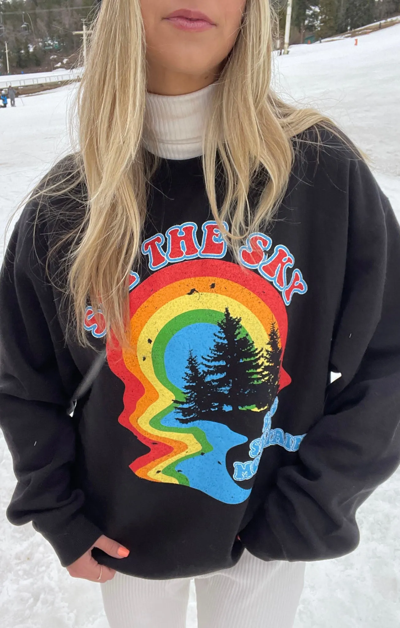 Stanley Sweatshirt ~ Ski The Sky Grafik