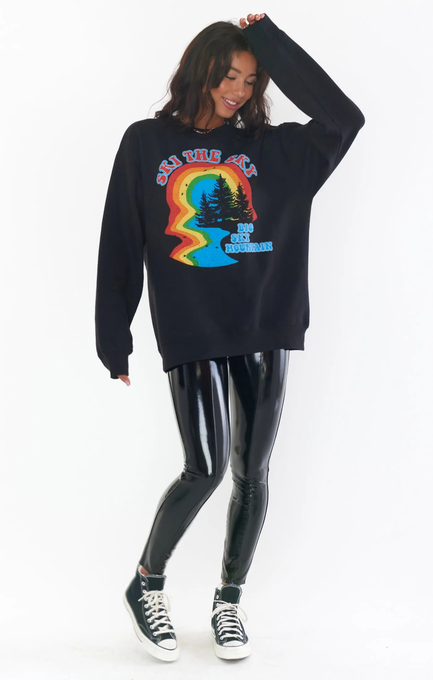Stanley Sweatshirt ~ Ski The Sky Grafik