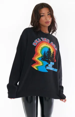 Stanley Sweatshirt ~ Ski The Sky Grafik