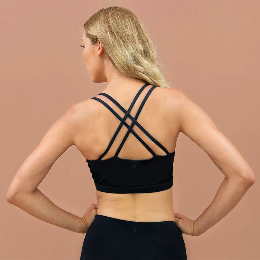 Stockholm Econyl® Bustier-Top | Onyx