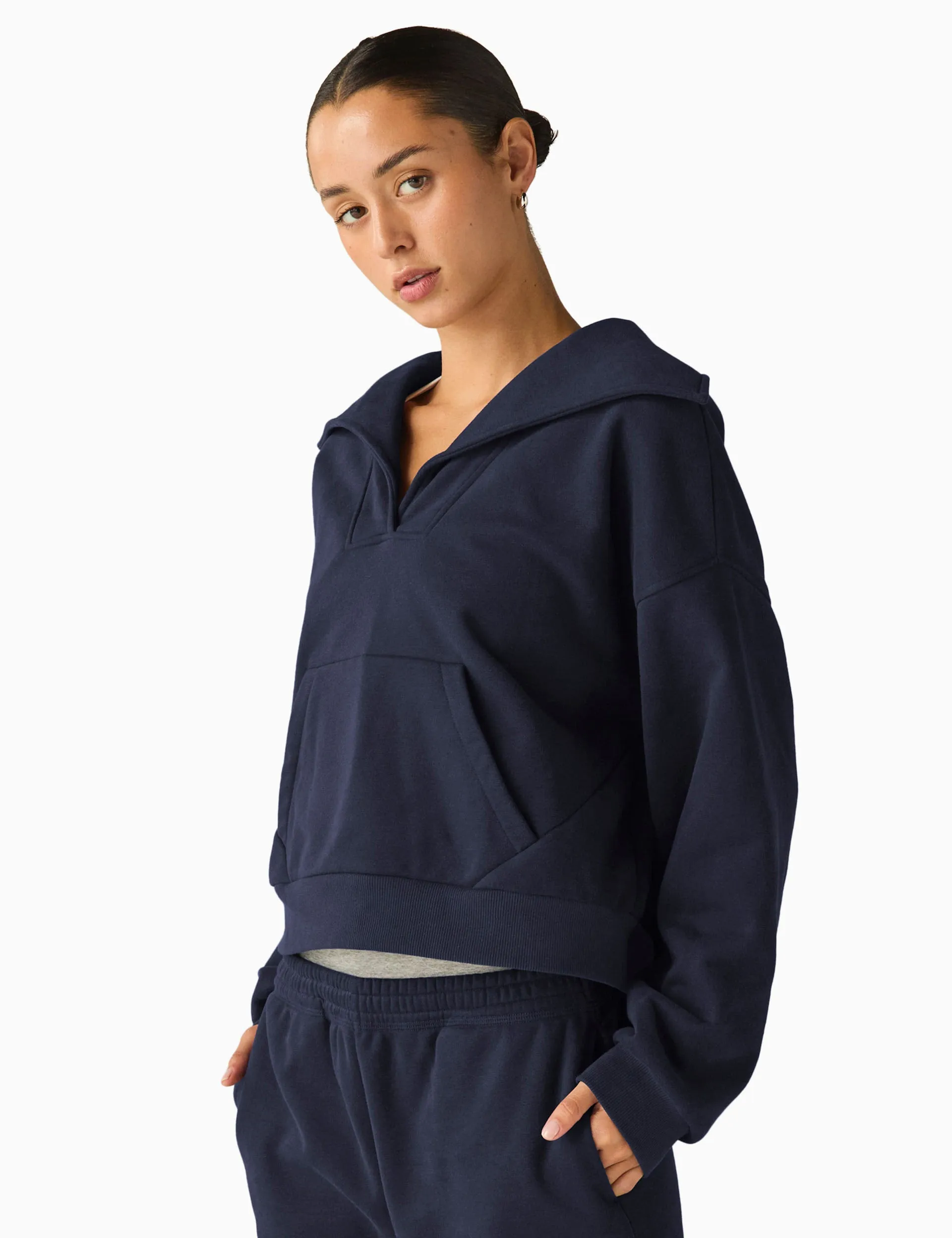 STREET SMART PULLOVER NACH DUNKELBLAU
