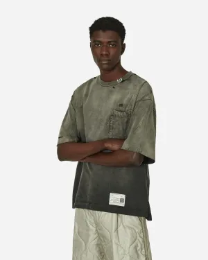 Sonnenverblasstes T-Shirt Schwarz