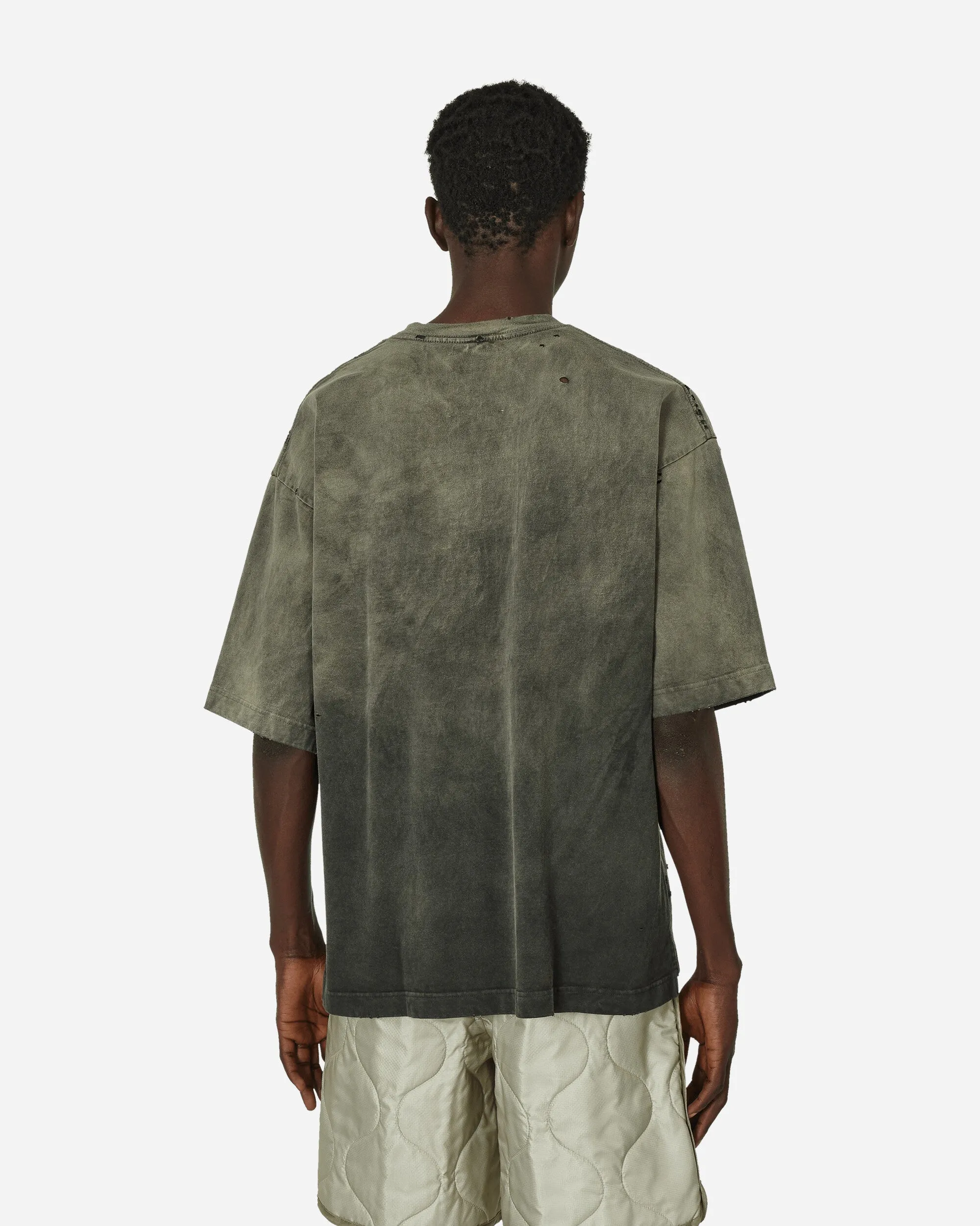 Sonnenverblasstes T-Shirt Schwarz