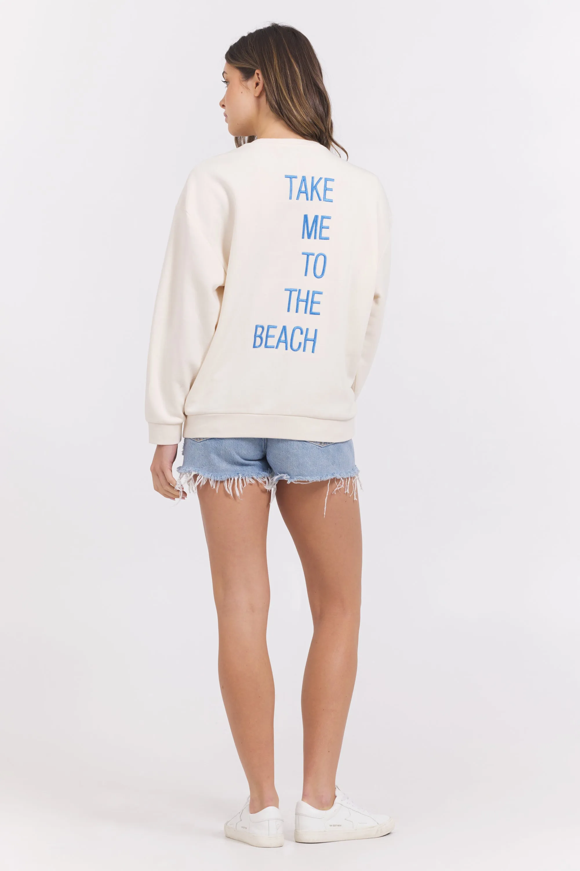 SURF WASH BESTICKTER CREWNECK