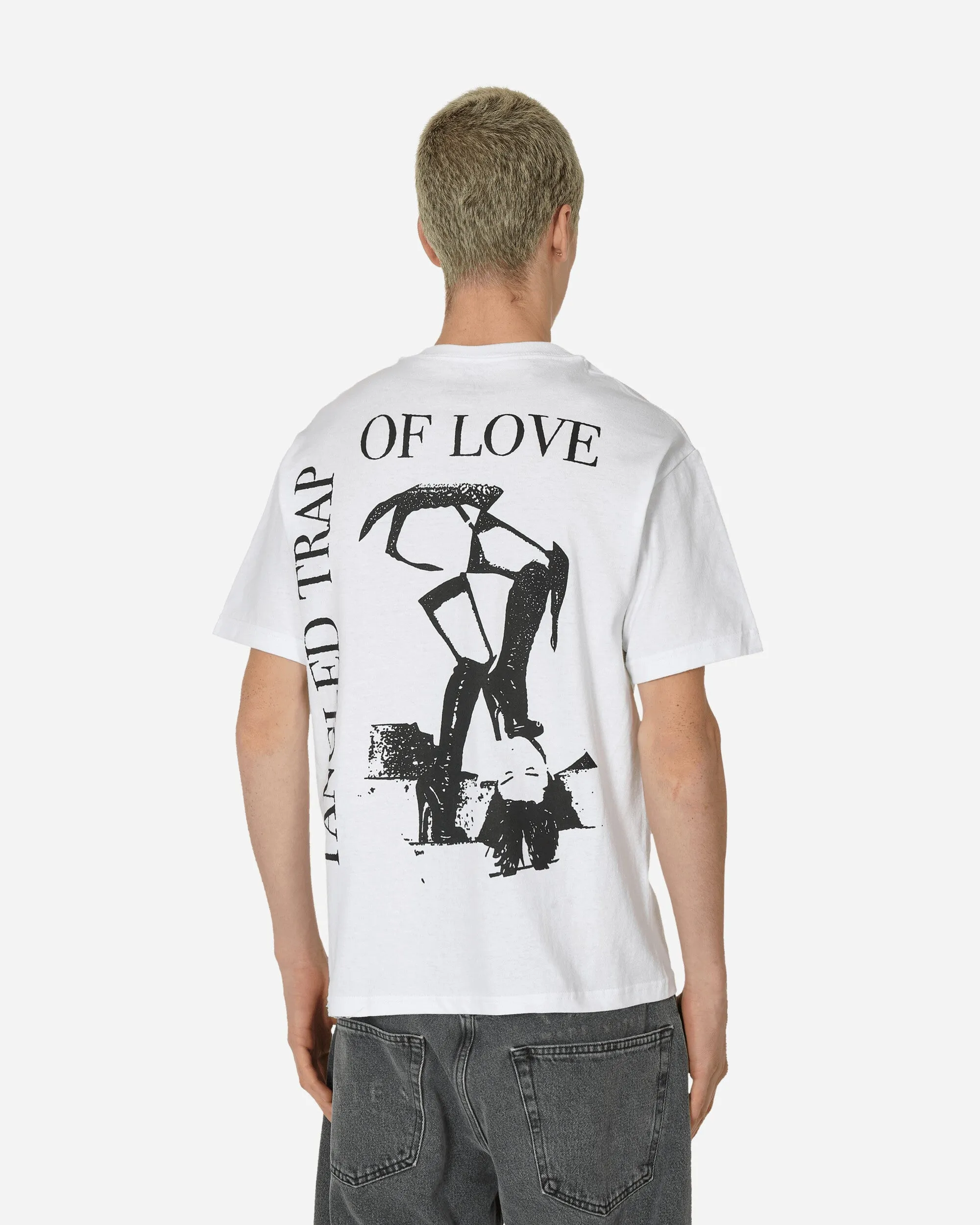 Verwirrte Falle der Liebe T-Shirt Weiß