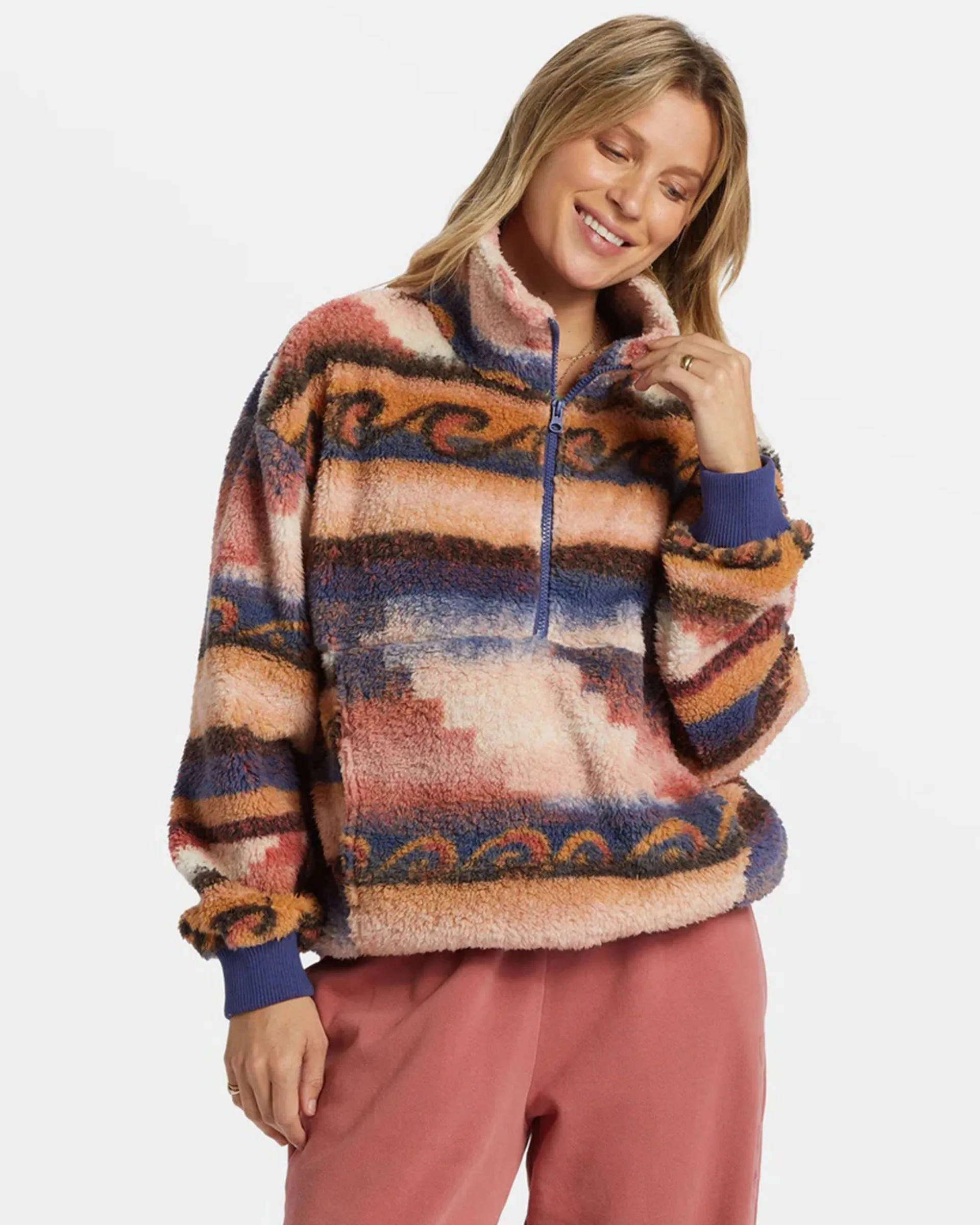 Time Off Halbzip-Fleece-Pullover
