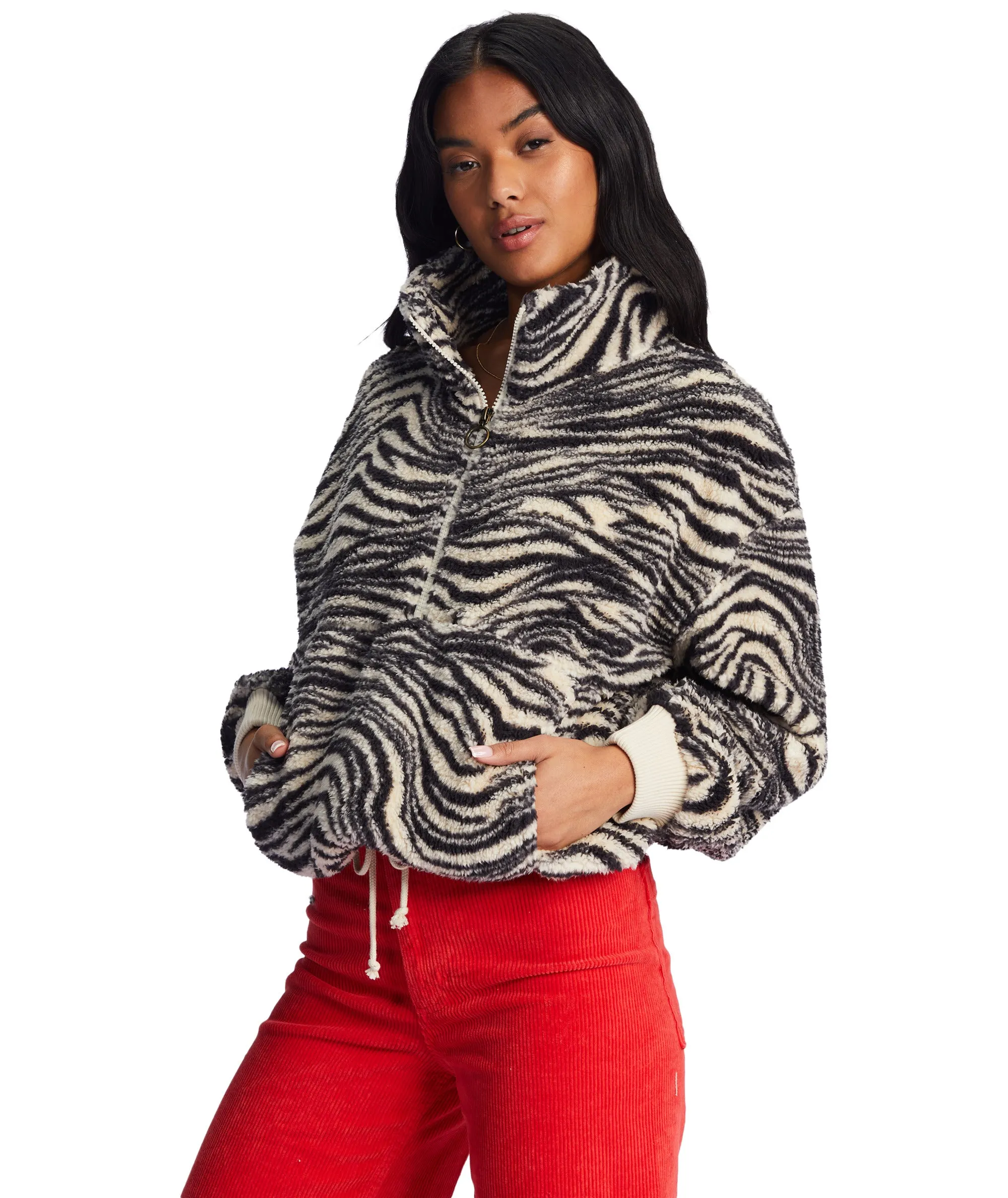 Time Off Halbzip-Fleece-Pullover