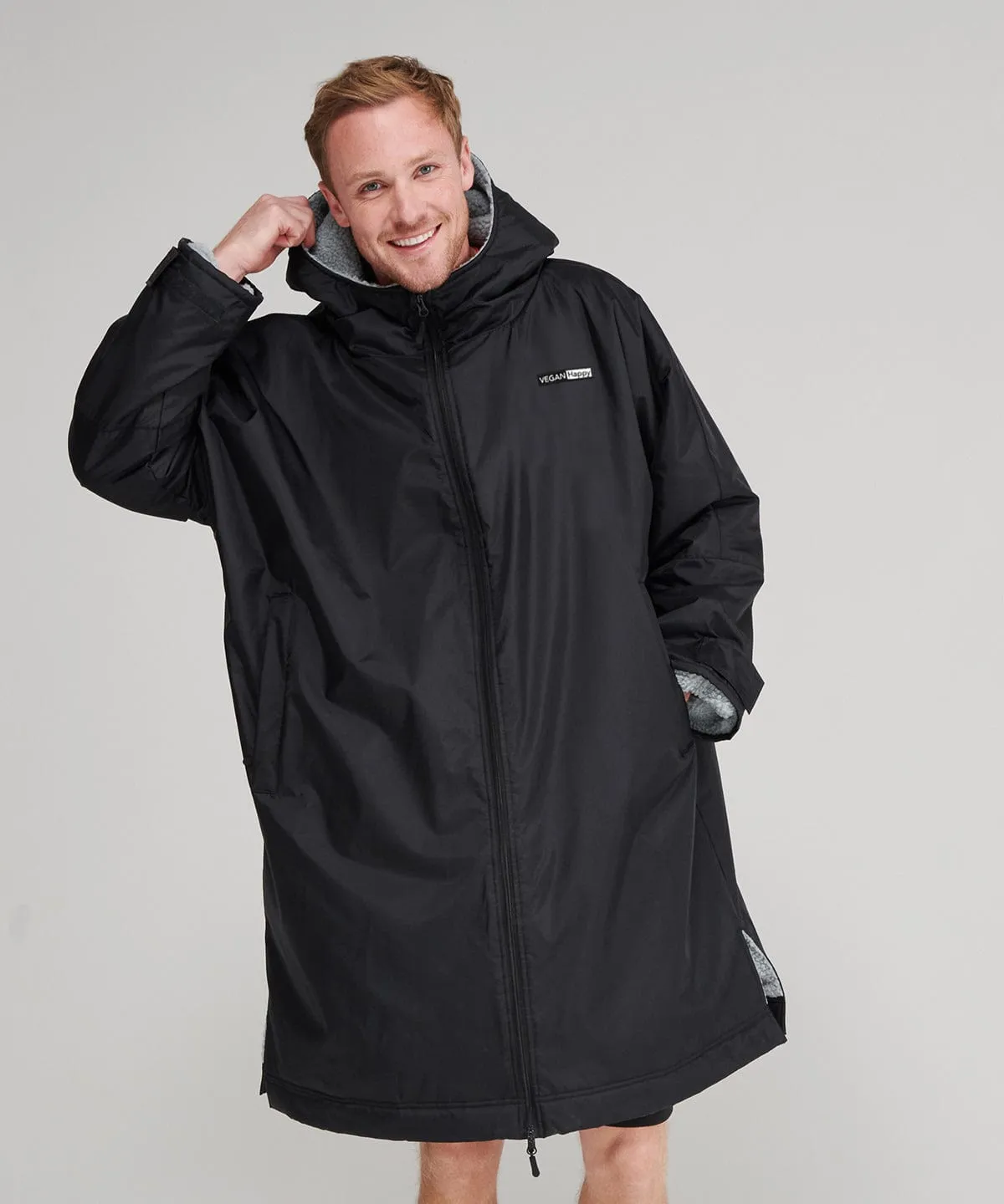 Vegane Unisex-Allwetter-Wasserfeste Bademantel & Camping-Mantel | Mehrere Farben