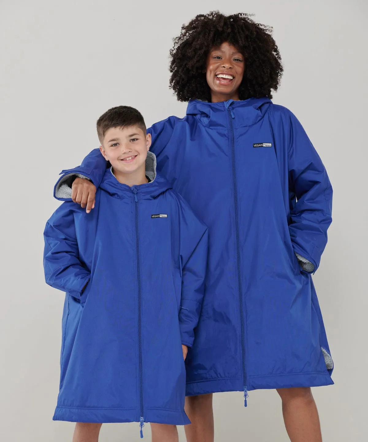 Vegane Unisex-Allwetter-Wasserfeste Bademantel & Camping-Mantel | Mehrere Farben