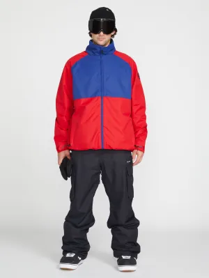 Volcom 2836 Isolierte Herren-Snowboard- & Skijacke Rot Volcom