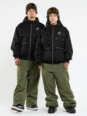 Volcom Dustbox Herren-Snowboard- & Skijacke Schwarz Volcom