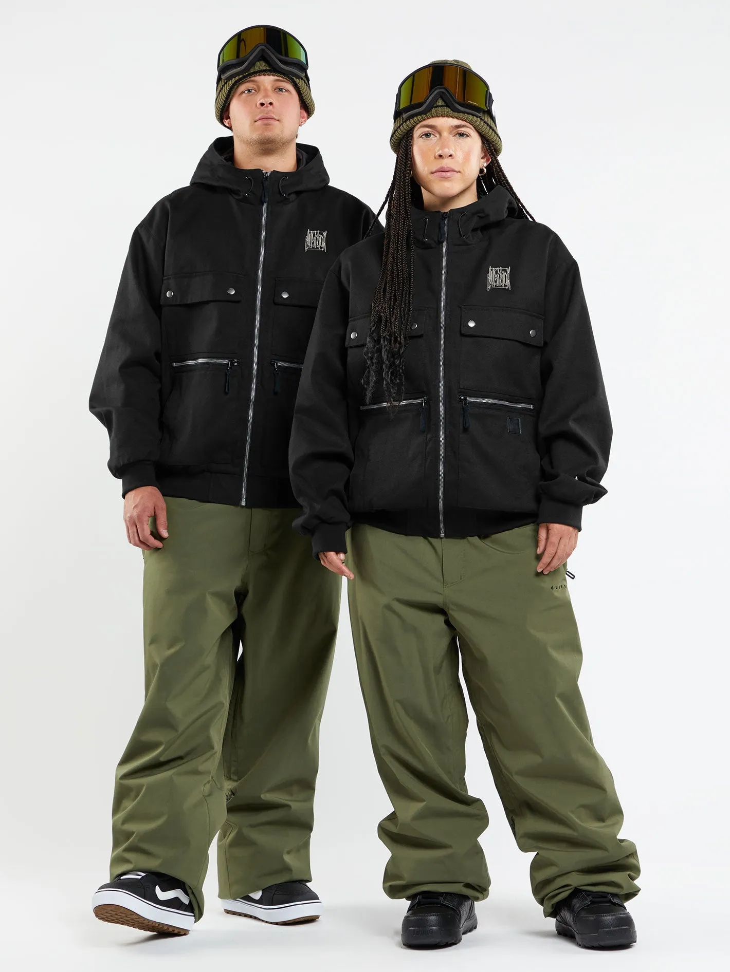 Volcom Dustbox Herren-Snowboard- & Skijacke Schwarz Volcom
