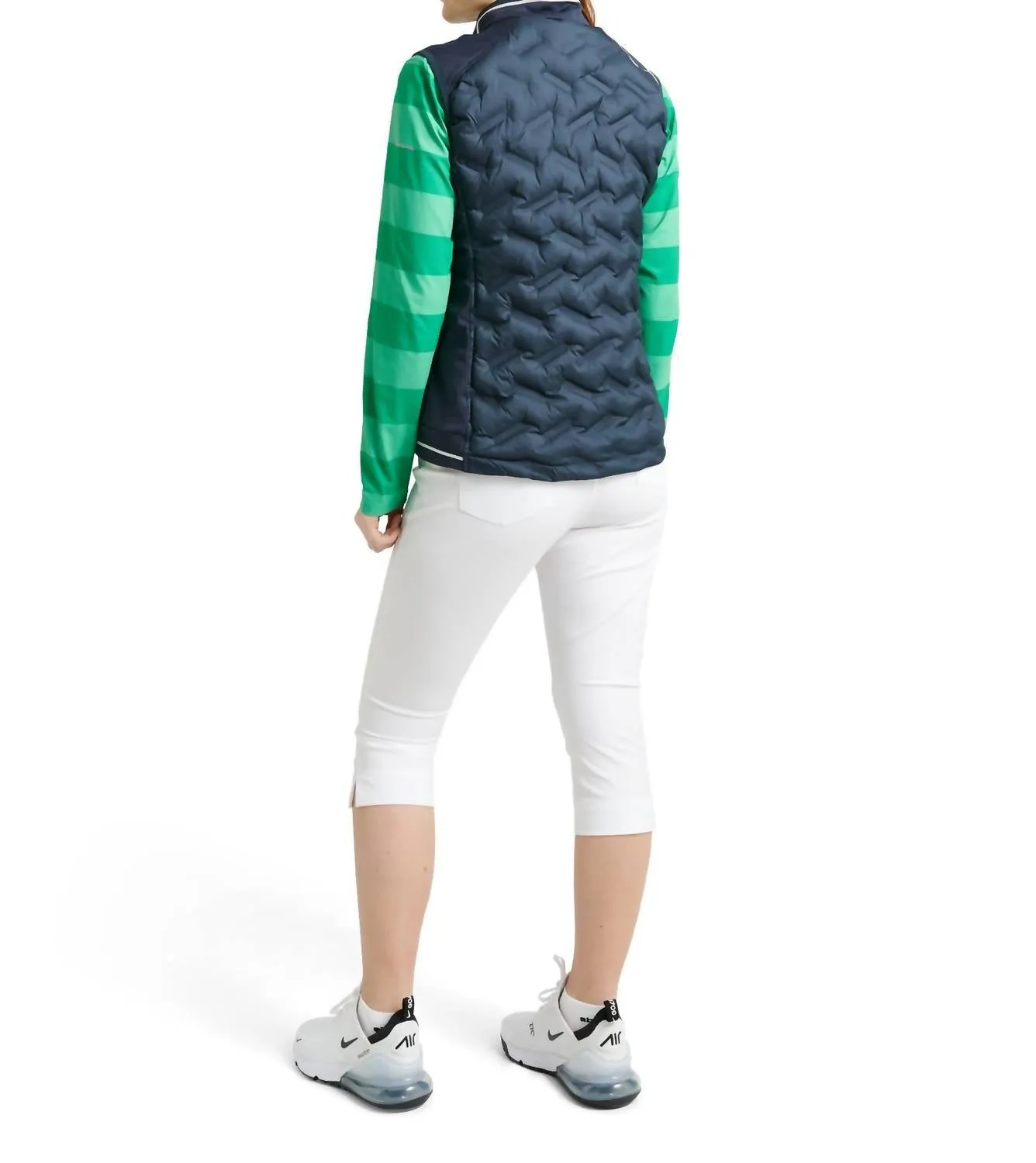 Women Grove Hybrid Weste in Marineblau