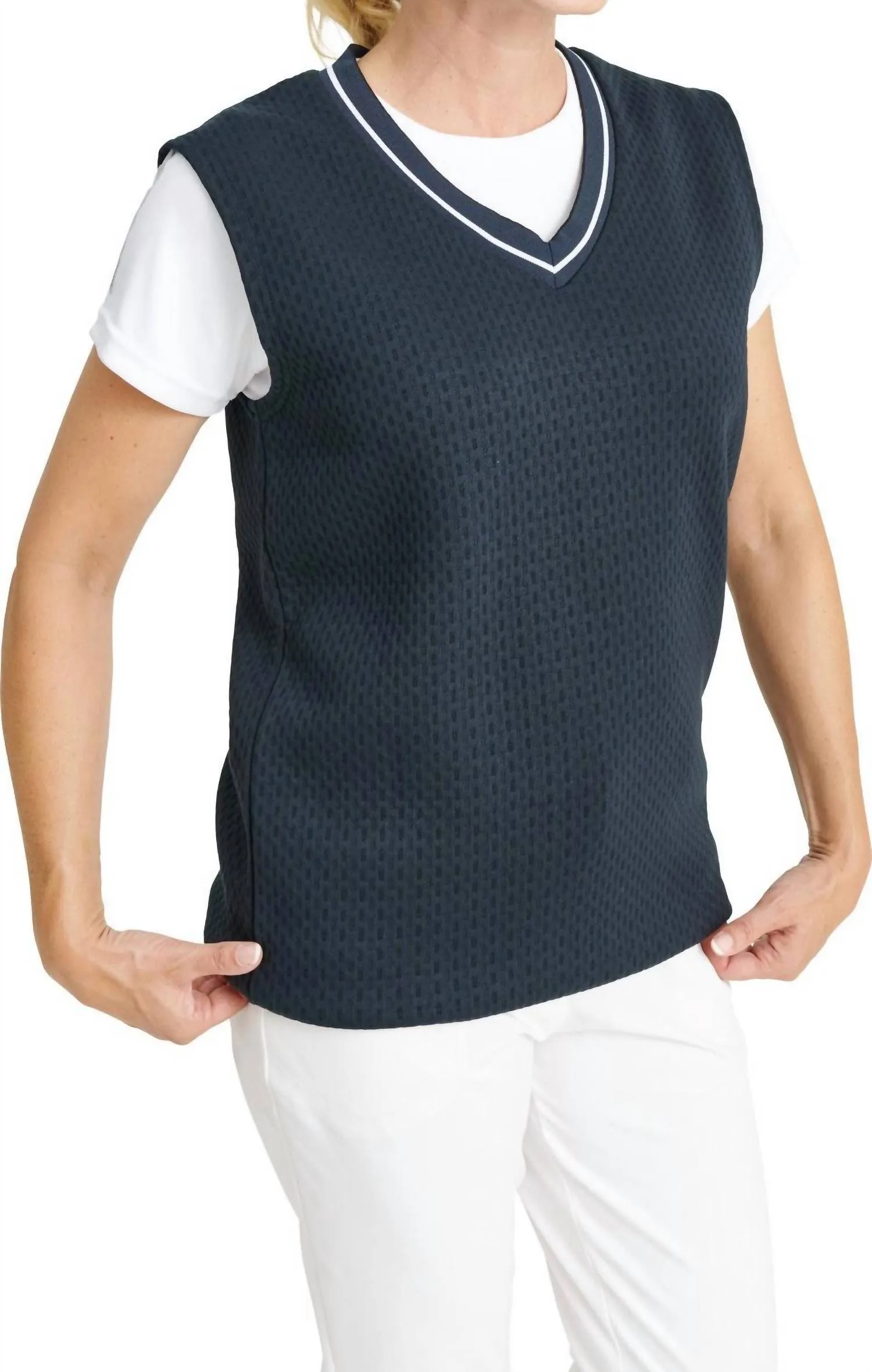 Damen Funktionsweste in Marineblau