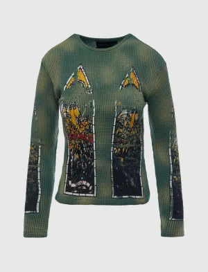DAMEN VINTAGE GLÄNZENDES LANGSCHLÄFER
