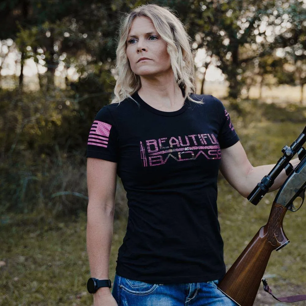 Women's Realtree Xtra? - Schönes Badass T-Shirt - Schwarz