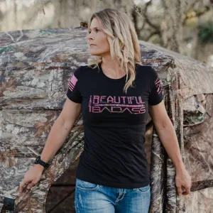Women's Realtree Xtra? - Schönes Badass T-Shirt - Schwarz