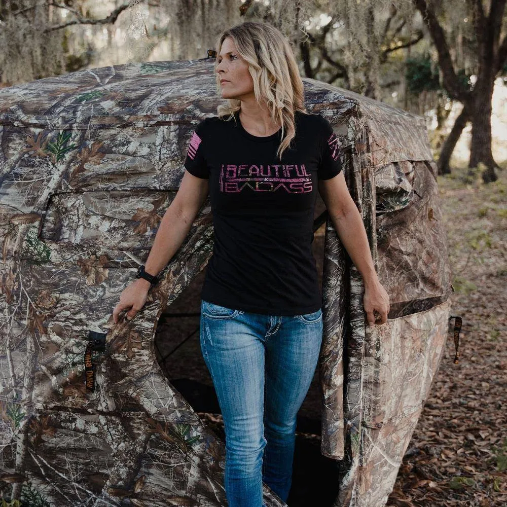 Women's Realtree Xtra? - Schönes Badass T-Shirt - Schwarz