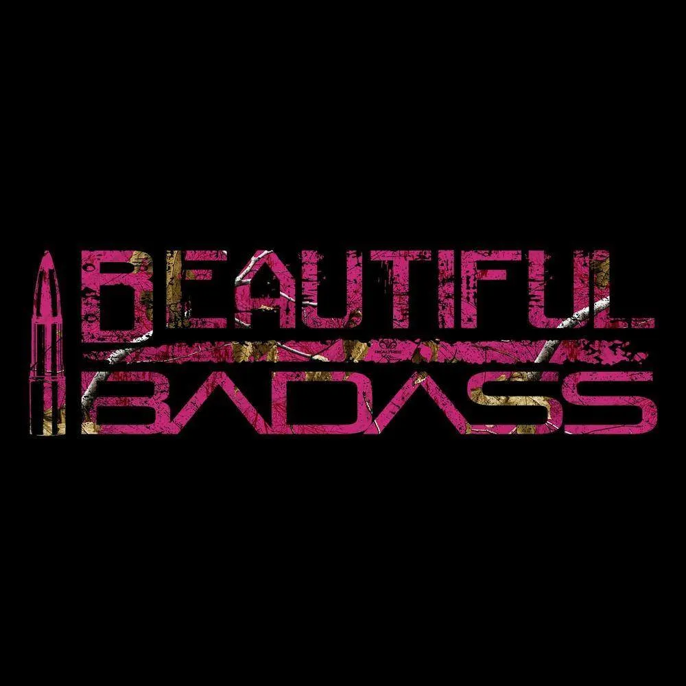 Women's Realtree Xtra? - Schönes Badass T-Shirt - Schwarz