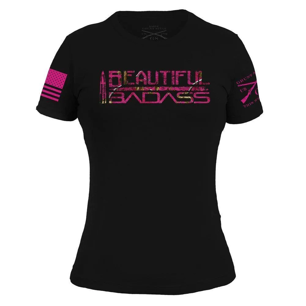 Women's Realtree Xtra? - Schönes Badass T-Shirt - Schwarz