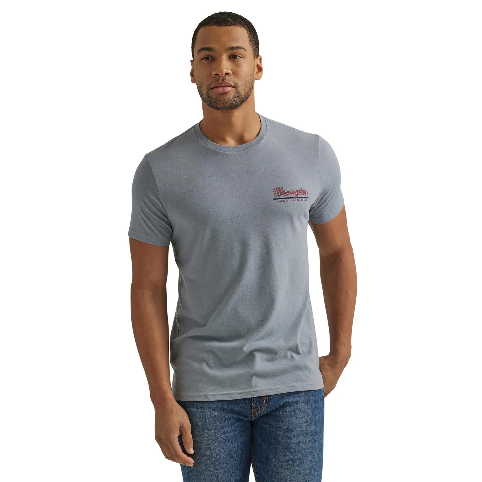 Wrangler T-Shirt in Tradewinds Heather von Wrangler Clothing
