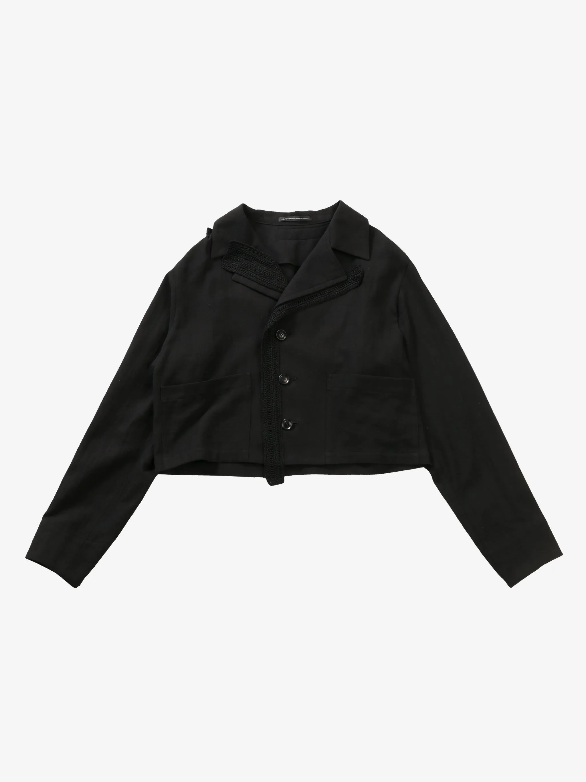 Y'S - Damen O-3-Knopf Blouson Kleidung_ys
