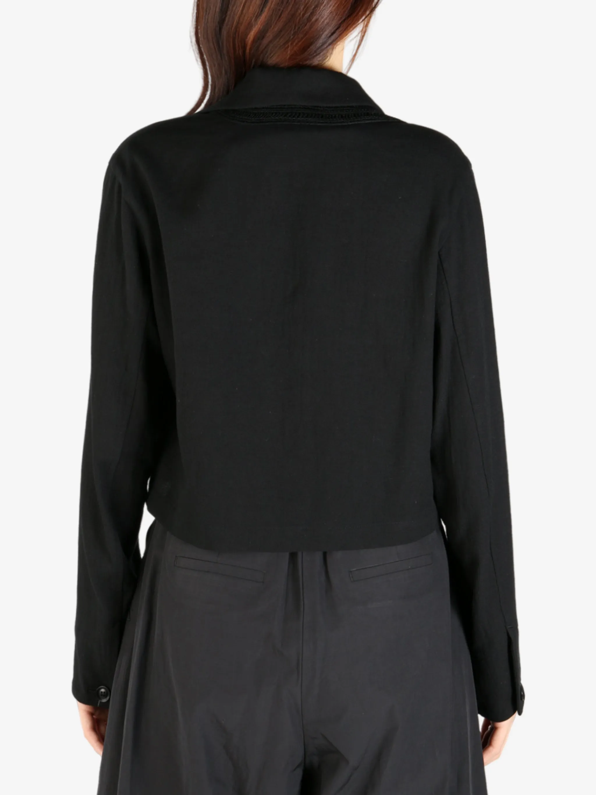 Y'S - Damen O-3-Knopf Blouson Kleidung_ys